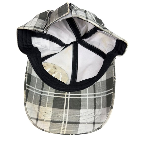 McDonalds Hat Adults Strapback Cap Barbour Tartan Plaid Embroidered Logo Rare - Picture 10 of 13